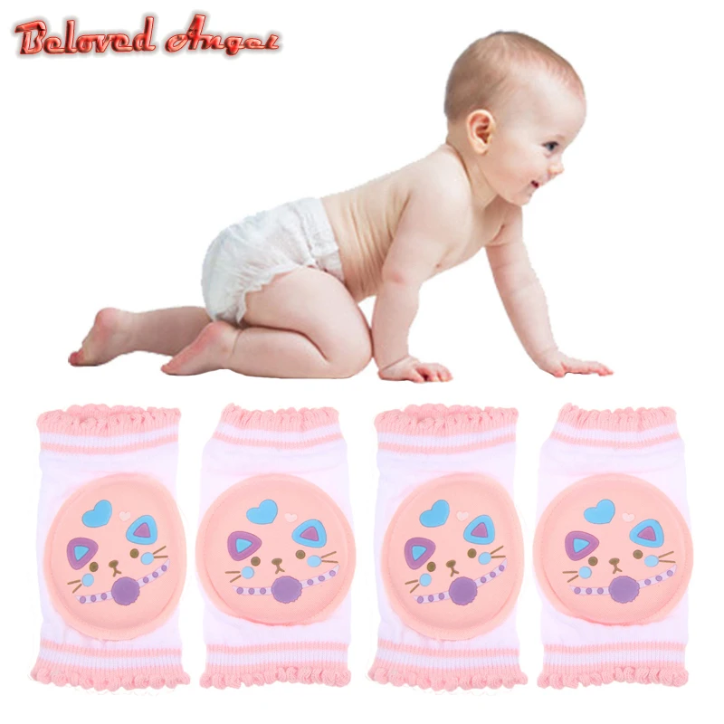 1 Pair Infant Toddler Knee Pads Anti Slip Crawling Safety Harnesses Leashes Anti Slip Crawling Accessory Baby Knees Protector