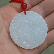 Kirin натуральный Kunlun нефрита афганский нефрит кулон Lucky перевозки обувь для мужчин и женщин