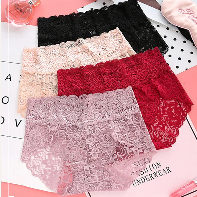 Luckymily Women Sexy Lace High Waist Panties Seamless Underwear Breathable Panties Women's Underwear Openwork Lace Briefs Tanga Luckymily Women Sexy Lace High Waist Panties Seamless Underwear Breathable Panties Women's Underwear Openwork Lace Briefs Tanga
