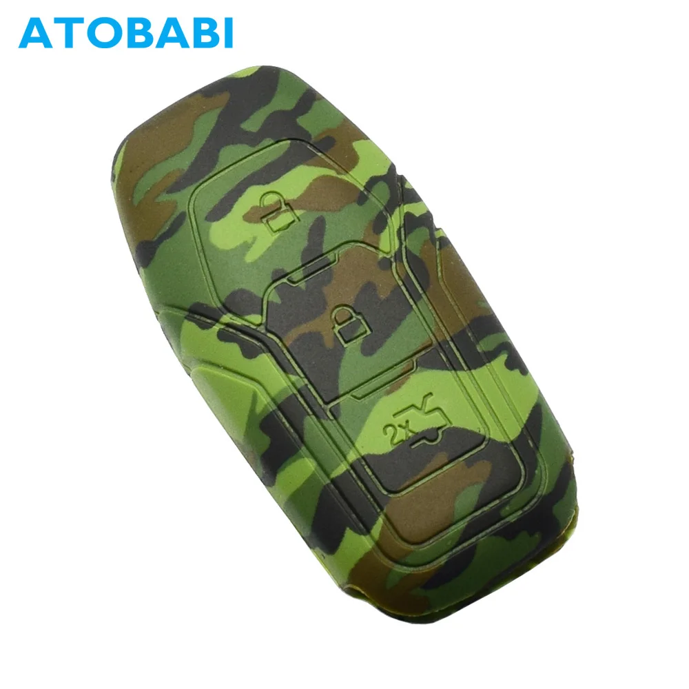 Чехол для автомобильных ключей ATOBABI камуфляжный силиконовый чехол с умным