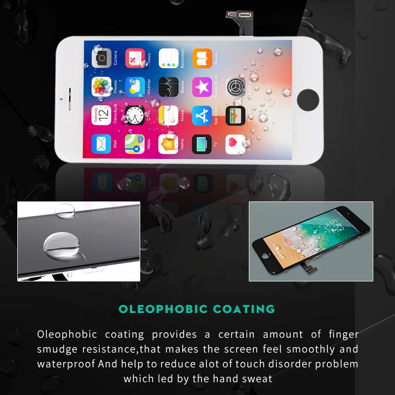 ЖК экран премиум класса для iPhone 6 6s 7 8 высокой яркости с сенсорным дигитайзером в