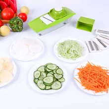 

New Hot Multifunctional Kitchen Appliances Vegetable Cutter with 5 Blades Vegetable Chopper Potato Onion Slicer Cocina Creativa