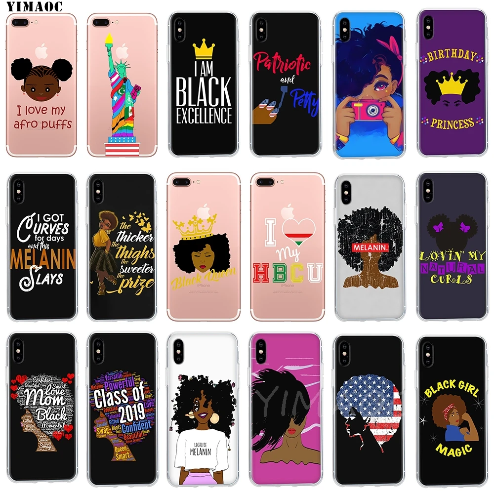 

YIMAOC Birthday Princess Patriotic & Petty Soft TPU Silicone Case Cover for Apple iPhone X 8 7 6 6S Plus 5 5S SE XS Max XR Cases