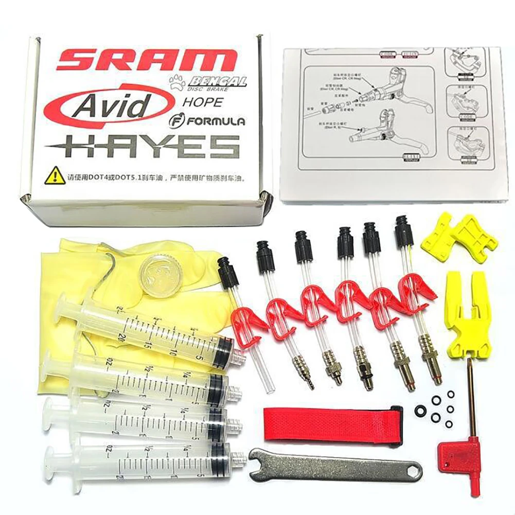 OUYLAF, Kit De Purge Universel Pour Freins à Disque Hydrauliques De Velo Compatible Avec Les Outils De Reparation Shimano 88608834