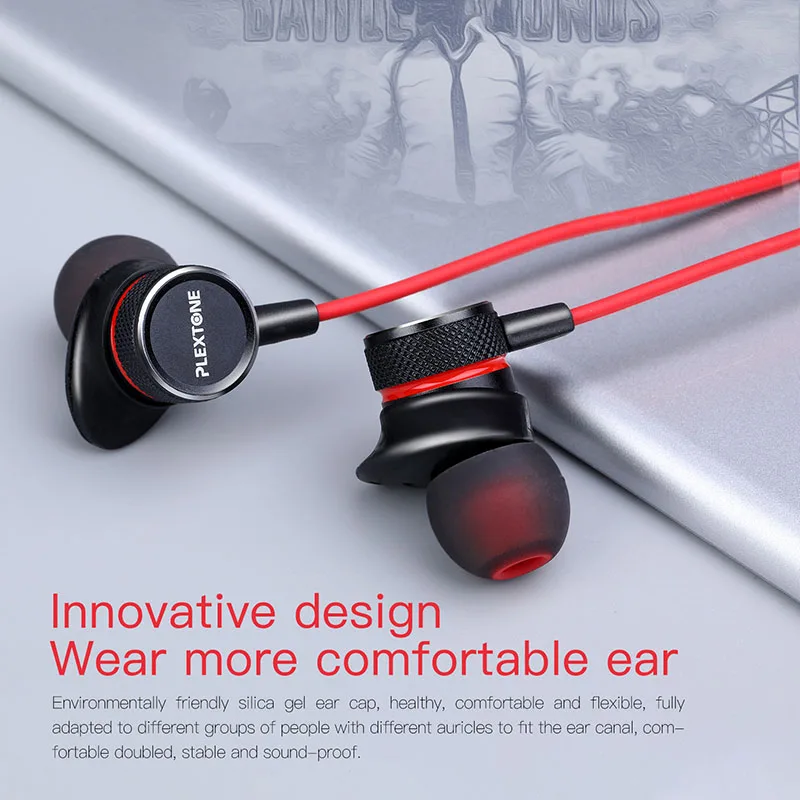 Горячие PLEXTONE G15 In Ear Pro Gaming Headset 3 5 мм Jack Шум шумоподавления стерео бас наушники с
