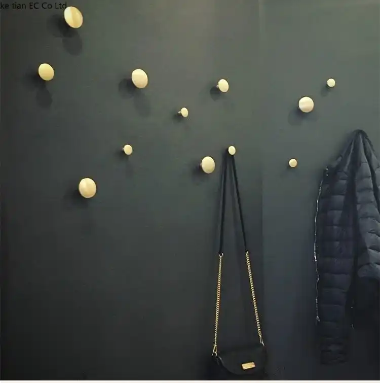 Brass Hook Nordic Simple Metal Handle Decorative Wall Wall Hanging