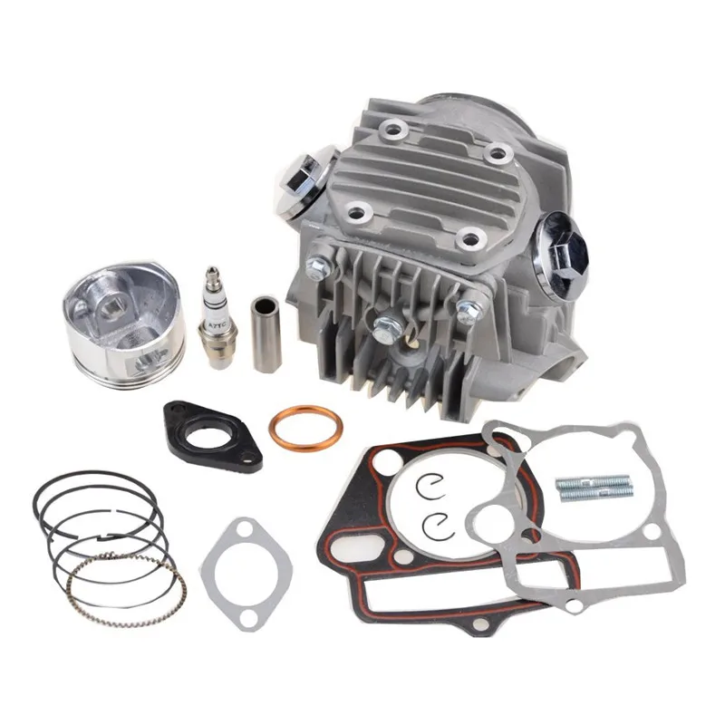

GOOFIT Cylinder Head with Piston and Gasket for 4 stroke 110cc ATV Scooter Dirt Bike Group-106
