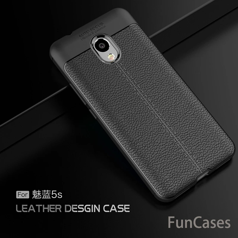 

For Meizu M5S case soft TPU Silicone back cover for For Meizu M5S M 5S leather design funda coque High quality Protection shell