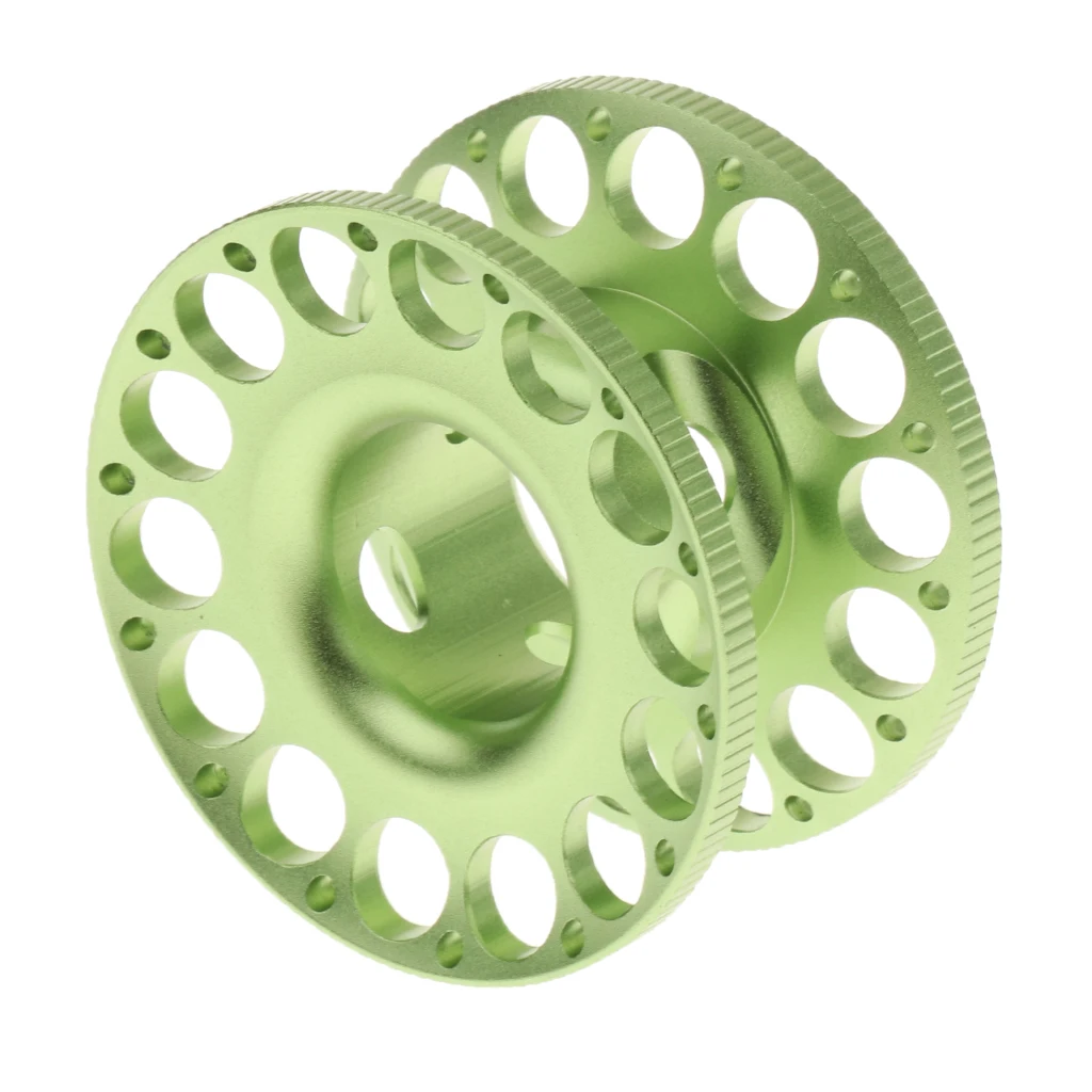 Lightweight Aluminum Alloy Scuba Diving Finger Reel Guide Line Spool fit 15-30M Line for Snorkeling Diving 5 Colors