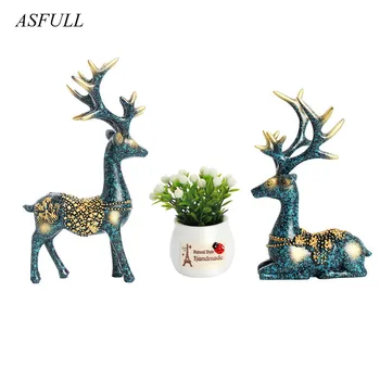 

ASFULL New Cartoon Christmas Car Interior Ornaments Deer Plants for Fixed Safeguards Car Accessory Auto Decor Set free shipping