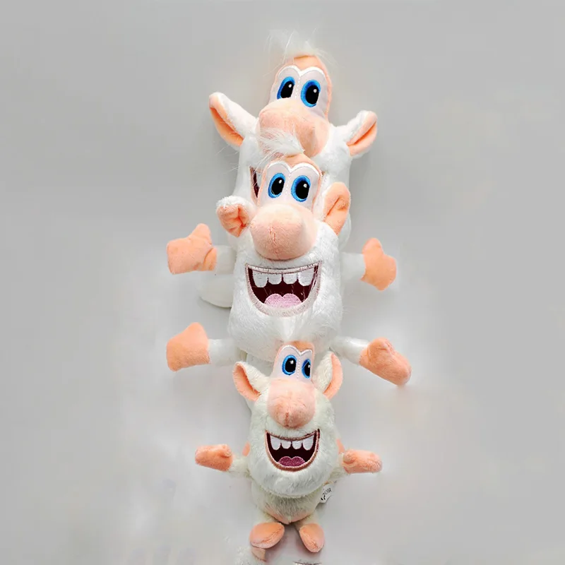 Россия Мультфильм Аниме фигурки маленькие белые свинья Booba Буба Мягкие плюшевые игрушки Kawaii Плюшевые игрушки куклы милые подарки для детей