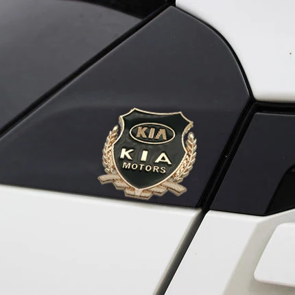 2 шт./лот 3D металлические наклейки для автомобиля VIP Эмблема для KIA rio ceed sportage sorento k2 k3 k4 k5 k6 soul наклейки аксессуары