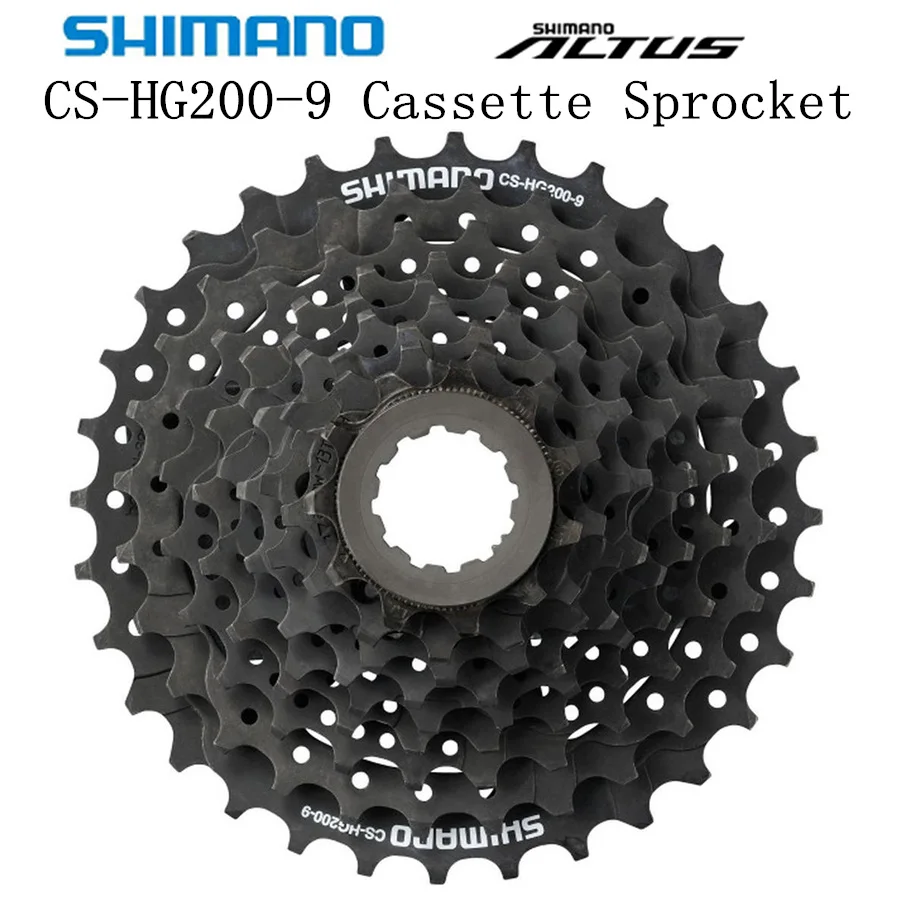 

SHIMANO ALTU S CS HG200-9 cassette sprocket flywheel MTB M370 M2000 HG2009 Cassette Sprocke mountain bike 11-34T 10 Speed