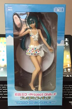 

New Vocaloid Idol Game Hatsune Miku Swimwear Jamma Cute Sexy 22cm Action Figure Toys