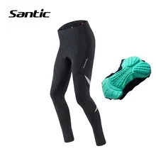 Santic велосипедные штаны Весна Лето Осень 4D мягкий длинный Горный Дорожный велосипед брюки со светоотражателями для велосипеда штаны Мужские штаны для езды