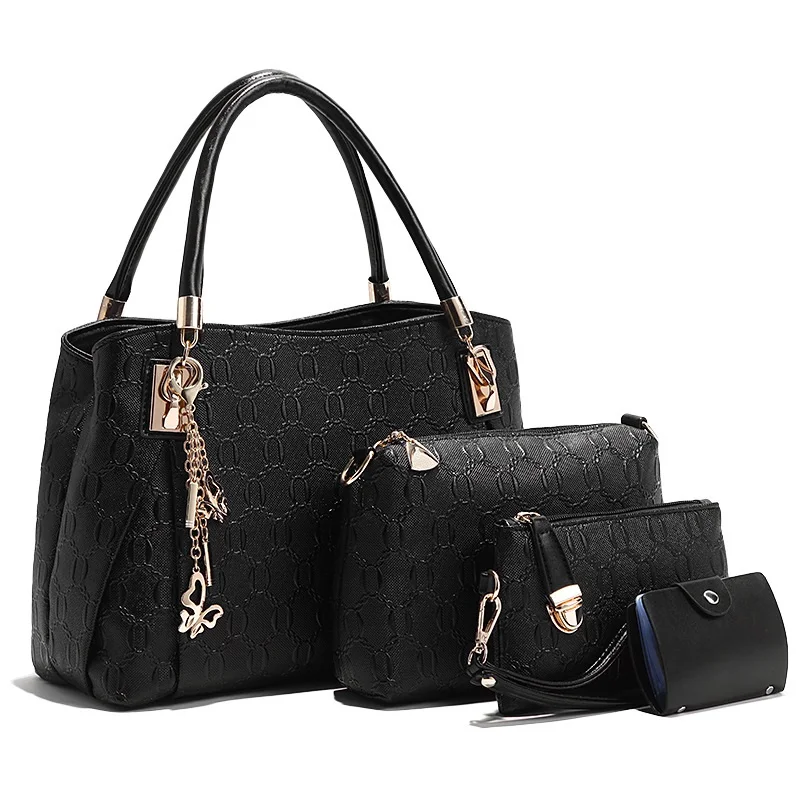 

Women Set Bag Handbag Leather Crossbody Bag Fashion Shoulder Bag sac a main Female Purse Trunk Tote Designer Ladies Large Bolsos