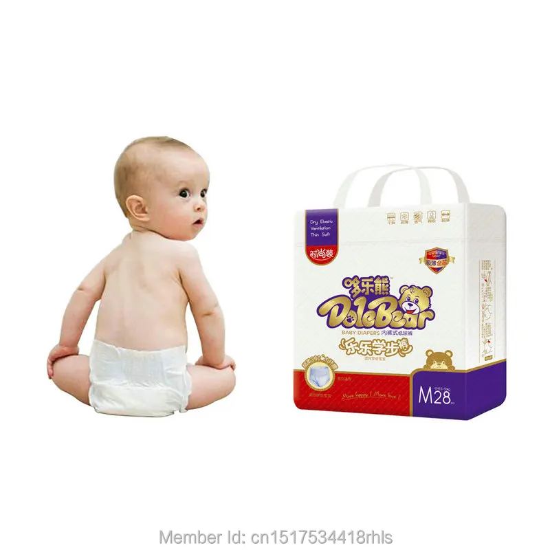 DL L26 Dolebear Safe Baby Disposable Diapers Soft and Comfortable