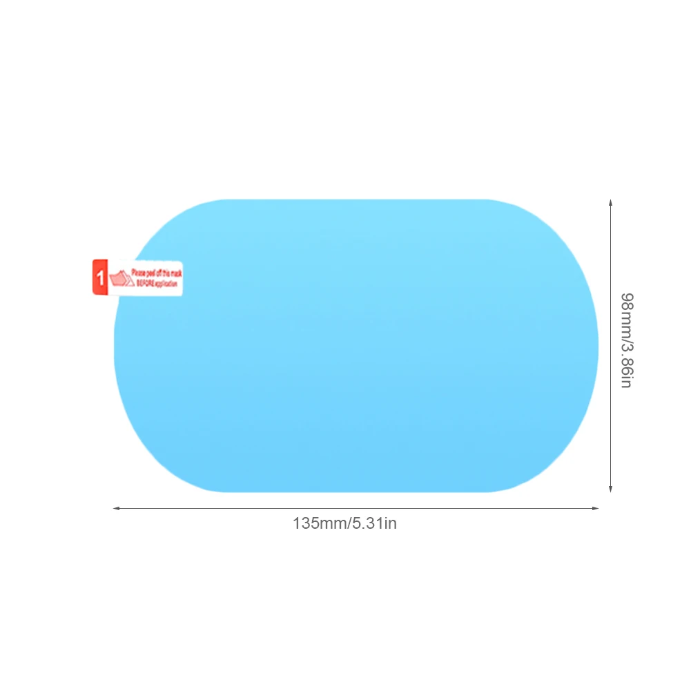 2 шт., Автомобильное зеркало заднего вида, непромокаемая пленка, полноэкранное стекло, анти-туман, боковое окно, отражающее зеркало, универсальная водонепроницаемая пленка