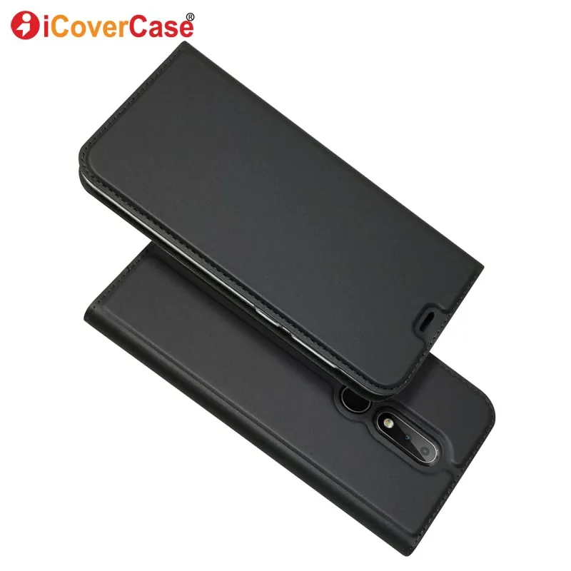 

For Nokia 5.1 Plus 8 8.1 2.1 2 3.1 3 6.1 6 Case Soft Cover Leather Wallet Phone Accessories For Nokia X6 7 Plus Flip Cases