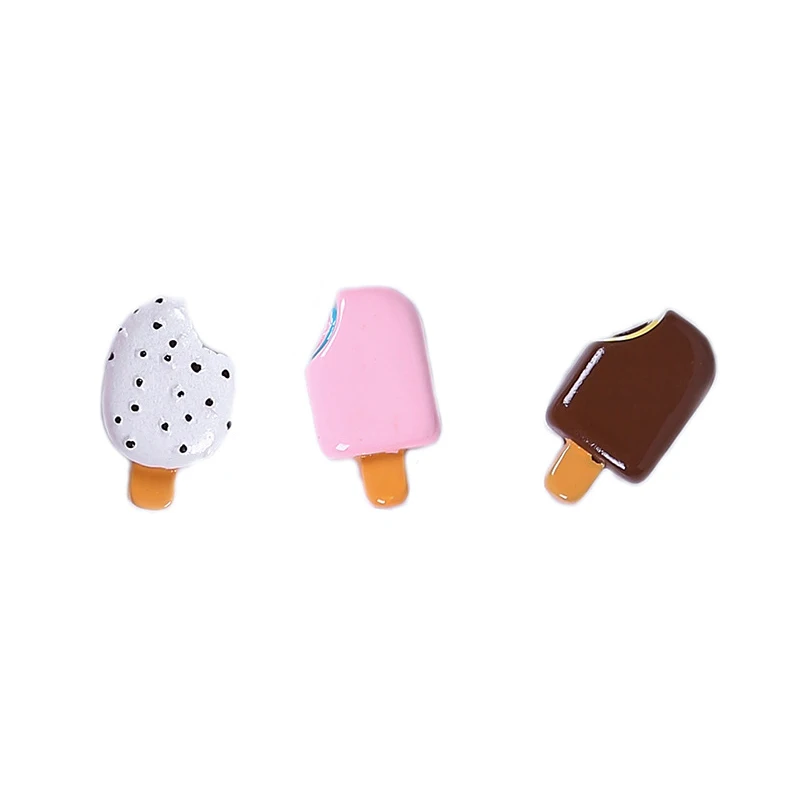 Mini Cute Simulated Mini Ice Cream Filler For Fluffy Mud Box Popular Toys Kids Slime Cake DIY Kit Accessories Clay DIY Craft Toy