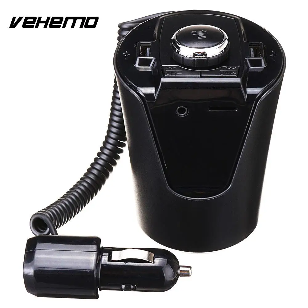 Vehemo BX-6 Cup Bluetooth Cup Charger Car Accessories Car Charger Wireless Automotive AUX Input