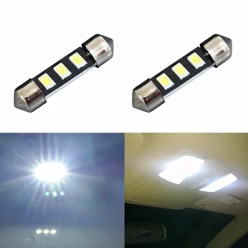 

AGLINT 2PCS C5W 36mm Dome Festoon 3PCS 5630SMD Car Light LED Lamp Auto Bulb Interior Map Trunk Reading Lighting White 6000K 12V