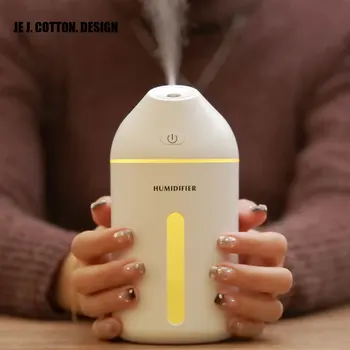 

High Quality 320ML Ultrasonic Air Humidifier Aroma Essential Oil Diffuser for Home Car USB Fogger Mist Maker with LED Night Lamp