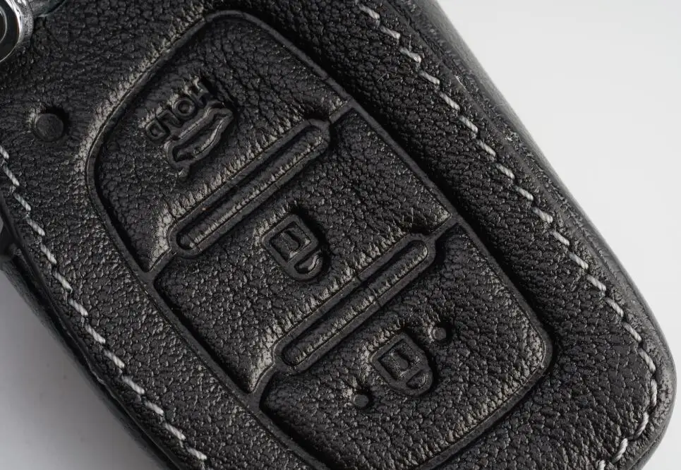 GPFORTYSIX cuero genuino coche clave caso cubierta para Mercedes Benz accesorios AMG 2017 Clase E W213 Smart llavero titular llaves
