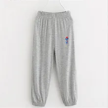 Новинка года, штаны из вискозы для детей возрастом от 2 до 8 лет, повседневные спортивные штаны для маленьких мальчиков и девочек детские штаны для бега, Enfant Garcon