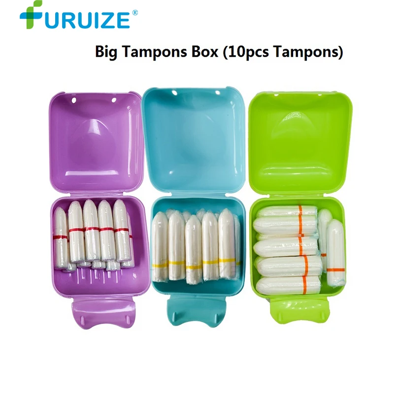 10pcs/box swab tampons Women pads Sanitary napkin Menstrual tampons