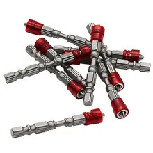 Горячая 10 шт. 65 мм Магнитная отвертка бит гипсокартона отвёртка для гипсокартона биты отвертка бит 1/" шестигранный хвостовик глубина стоп