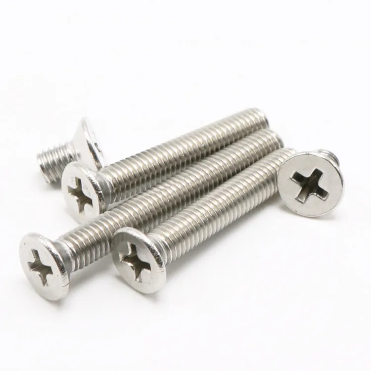 

M3 Phillips Flat Head Machine Screws A2 Stainless Steel Screw Length 4 to 80mm