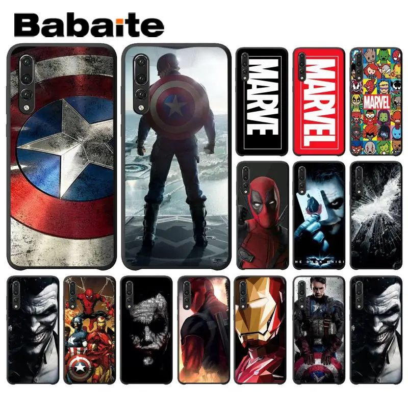 Babaite Marvel Мстители Jorker Dead Pool мягкий чехол для телефона для huawei P9 P10 Plus Mate9 10 Mate10 Lite P20 Pro Honor10 View 10