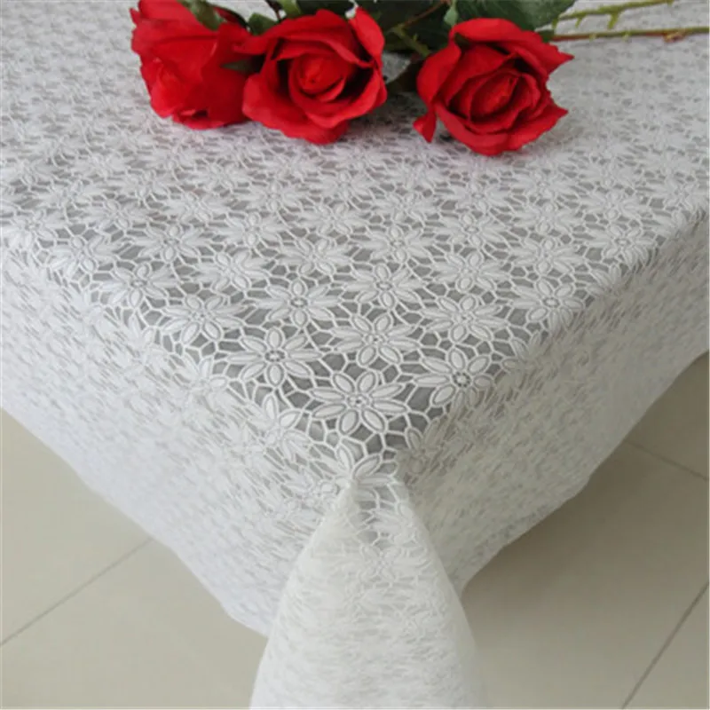 

Free Shipping 010 White Natural Cheap PVC tablecloth tea Cup Mat Table Cover Tabl e Runner water oil proof dining table cloth