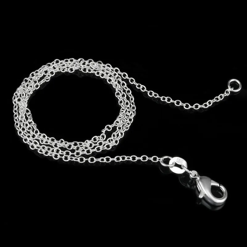 New Fashion Silver Necklace Female Model Thin Chain Highend Women's