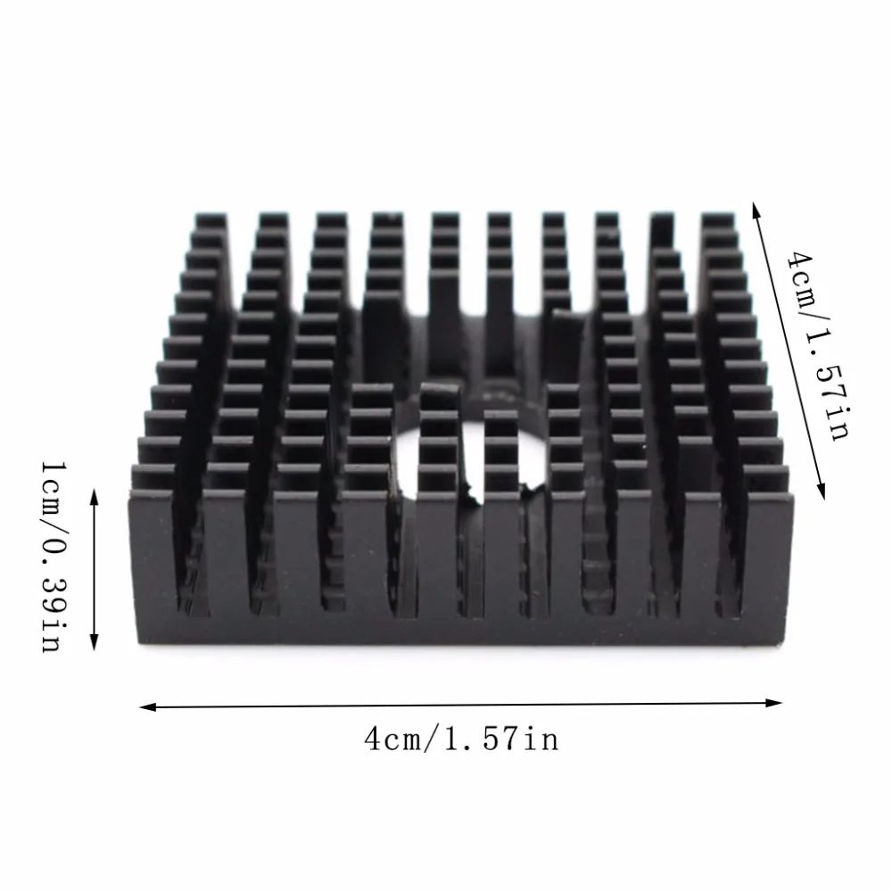 1 шт. 3D принтер экструдер аксессуары Makerbot MK7 / MK8 теплоотвод 40*40*11 мм|extruder heat sink|mk7 3dmk8