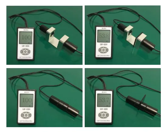 LH-220 Solar power meter Split light transmittance tester professional for glass solar film PVC light transmittance measurement