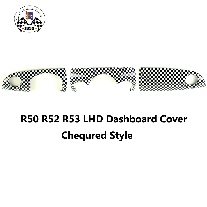 R53 Dashboard Cover Chequred Style