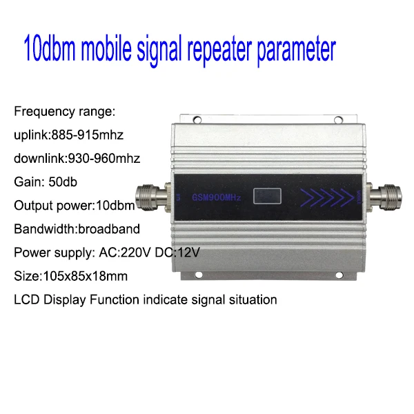 

LCD Display Family Mini GSM 900MHz Mobile Phone Signal Booster GSM Signal Repeater Cell Phone Amplifier + Power Adapter