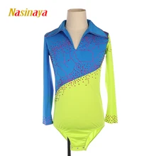 Nasinaya мальчиков человек Рисунок выступление в катании на коньках Костюмы индивидуальные для соревнований по фигурному катанию платья для катания на коньках для стразами танец