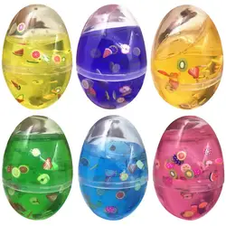 Яйцо всмятку слизь красочный Ароматические стресса игрушка осадка игрушки для детей