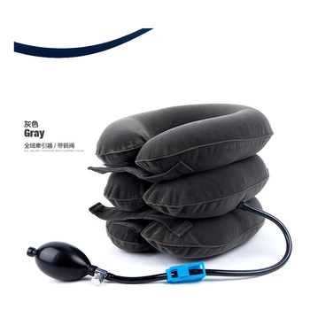

2018 New Design Inflatable Air Neck Brace Adjustable Soft Cervical Traction Inflatable Air Cervical Neck Traction Neck Support