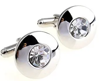 

Free shipping 3 pairs/lot brand new zircon cuff link anti-oxidation copper latest design !