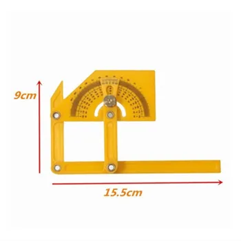 

Engineer 180 Degree Protractor Finder Measure Arm Ruler Gauge Tool