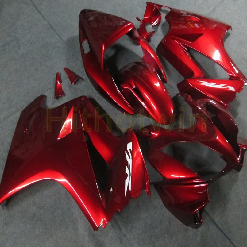 B Пользовательские мотоцикла обтекатель корпуса для HONDA 2002 2003 2004 2005 2006 2007 2008 2012 ABS Пластик Обтекатель+ болты+ белого и черного цвета - Цвет: B