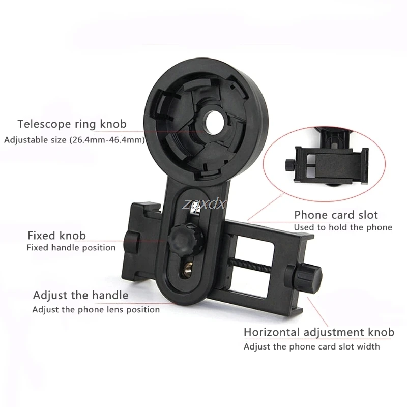 

Optical Monocular Telescope Universal Holder Adapter Clip Mount Bracket For Width 5.5-9cm Mobile Smart Phone J26 19 dropship