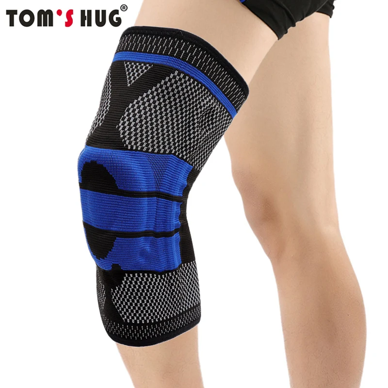 Силиконовые наколенники Tom's Hug Meniscus 1 шт. весенние наколенники Поддержка коленной чашечки протектор артрит ног травма тренажерный зал рукав наколенник