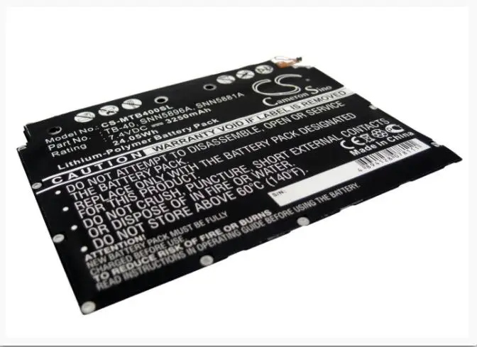 Аккумулятор Cameron Sino 3250 мАч для MOTOROLA MZ604 Xoom XOOM MZ500 MZ600 MZ601 MZ602 MZ603 SNN5881A|Цифровые