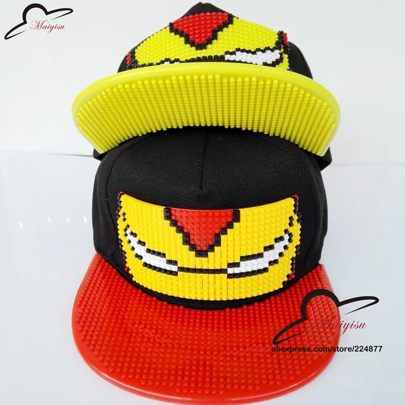 Модная Мозаика из мультфильмов сделай сам конструктор блоков бейсболка
