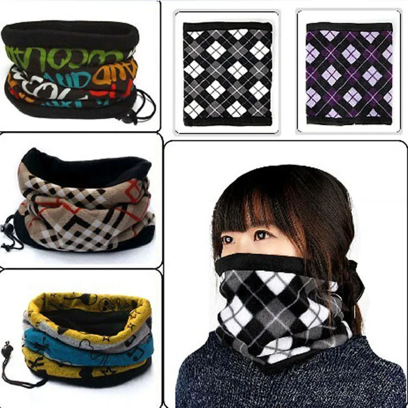 

2018 NEW Snowboard Skiing Bandana Winter Thicken Neck Warmers Headband Outdoor Sports Hiking Bandana Unisex Warm Ring Wrap Scarf